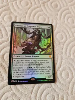 MTG Foil Shaman of Forgotten Ways NM-/EX+ Dragons of Tarkir - Image 1