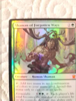 MTG Foil Shaman of Forgotten Ways NM-/EX+ Dragons of Tarkir - Image 3