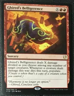 Ghired's Belligerence Commander 2019 Magic The Gathering MTG Near Mint - Image 1