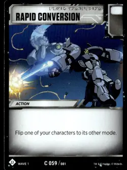 2020 Transformers Card Game Rapid Conversion #59 - Image 1