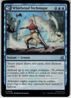 MTG Whirlwind Technique Foil NM Avatar: The Last Airbender: Eternal-Legal Magic - Image 1
