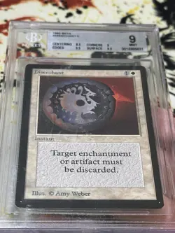 Disenchant Limited Edition BETA 1993 BGS 9++ MINT Vintage MTG Cert#0016985631 - Image 3