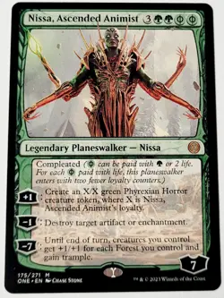 MTG Nissa, Ascended Animist [Phyrexia: All Will Be One] NM - Image 1