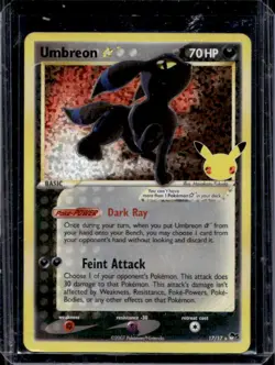 2021 Pokemon SWSH Celebrations Umbreon Classic Collection #17/17 - Image 1