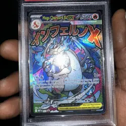 2025 Pokemon MEP EN-ME Black Star Promo #023 Mega Charizard X EX PSA 10 - Image 2