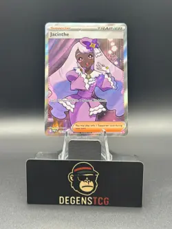 Pokemon Jacinthe Trainer-Supporter Ultra Rare Full Art Holo 110/088 POR English - Image 1
