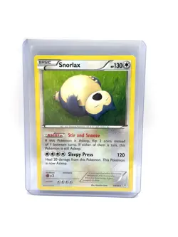 Snorlax 58/83 XY Generations Set 20th Anniversary Pokemon Arita Art Rare LP - Image 1