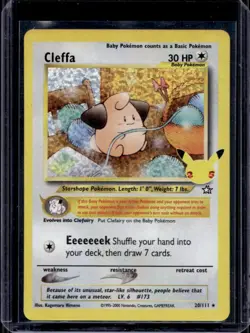2021 Pokemon SWSH Celebrations Cleffa Classic Collection #20/111 - Image 1