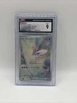 CRESSELIA Shrouded Fable Illustration Rare 071/064 CGC 9 Gem Mint Pokemon - Image 1
