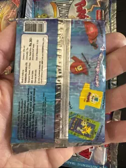 Pokemon Booster Pack Eevee Thunderbolt Funskool India 2004 Sealed - Image 2