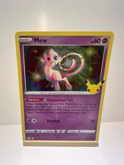Mew 011/025 Holo Rare Celebrations Pokemon Near Mint - Image 1