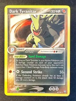 Dark Tyranitar 20/109 EX Team Rocket Returns Pokemon Card Non Holo Rare - Lp/Mp - Image 1