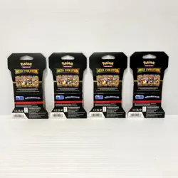 Mega Evolution 4x Sleeved Booster Blister Pack Art Set - Pokemon - Sealed - Image 2
