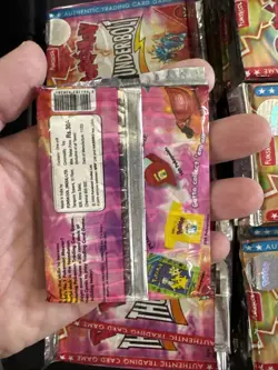 Pokemon Booster Pack Gyarados Thunderbolt Funskool India 2004 Sealed - Image 2