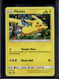 2016-19 Pokemon SM Black Star Promos Pikachu Holo #SM04b - Image 1