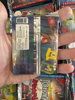 Pokemon Booster Pack Lickitung Thunderbolt Funskool India 2004 Sealed - Image 2