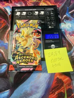 (HEAVY)🔥 22.84g Pokemon TCG Ascended Heroes Booster Pack Factory Sealed✅ - Image 1
