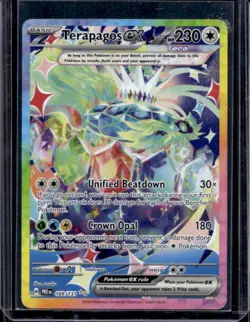 2025 Pokemon Prismatic Evolutions Terapagos ex #169/131 - Image 1