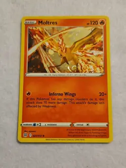 Moltres (Cosmos Holo) Promo Holo 021/172 NM Pokemon TCG, Swirl - Image 1