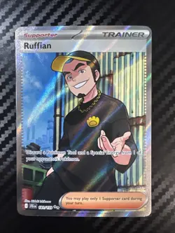Pokemon TCG Ruffian 181/159 Ultra Rare Journey Together Card - Image 1