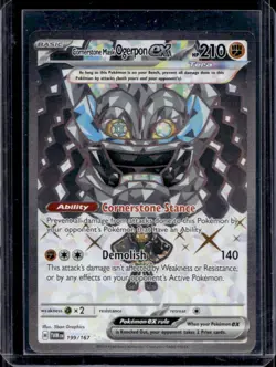 2024 Pokemon Twilight Masquerade Cornerstone Mask Ogerpon ex #199/167 - Image 1