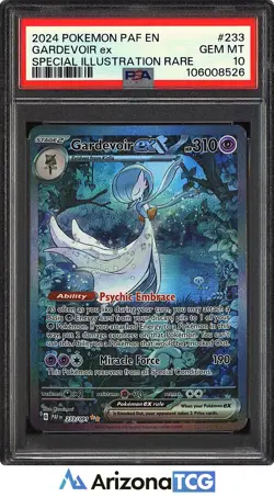 Pokemon 2024 Gardevoir ex 233/091 Full Art SIR Paldean Fates GEM MINT PSA 10 - Image 1