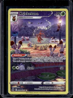 2023 Pokemon SWSH Crown Zenith Kricketune Galarian Gallery #GG02/GG70 - Image 1