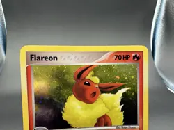 Damaged 2005 Pokemon EX Unseen Forces Flareon 5/115 Holo Rare - Image 3