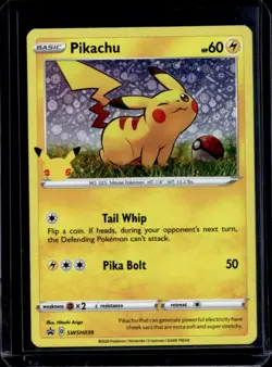 2021 Pokemon 25th Anniversary General Mills Promo Pikachu #SWSH039 - Image 1