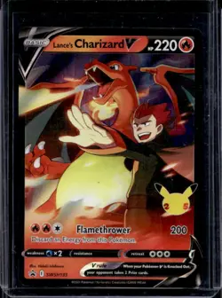 2019-2023 Pokemon SWSH Black Star Promos Lance's Charizard V #SWSH133 - Image 1