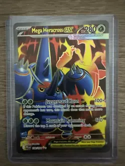 Mega Heracross Ex 108/94 - Ultra Rare - Pokemon TCG: Phantasmal Flames - NM - Image 1