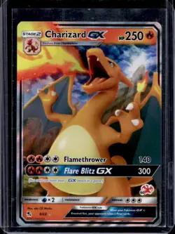 2019 Pokemon SM Hidden Fates Charizard GX #9/68 - Image 1