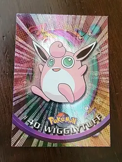 NM! RAYS HOLO FOIL Wigglytuff #40 - Topps Pokemon Black Label Series 1 - Image 1