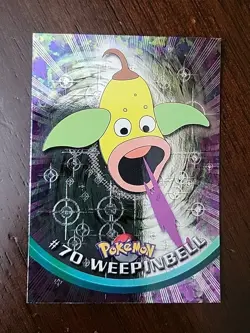 NM! Weepinbell #70 HOLO FOIL TARGETS Topps Pokemon Black Label - Image 1