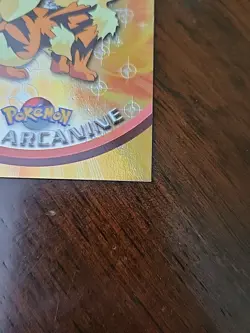 LP! HOLO FOIL TARGETS Arcanine #59 - Topps Pokemon Series 1 Black Logo 1999 - Image 5