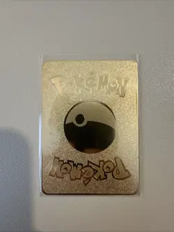 Pokemon TCG Stage 2 Charizard GX Rainbow Gold Metal Display Card Custom #2 - Image 2