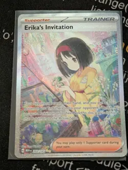 Erika’s Invitation 203/165 SIR Sv Scarlet & Violet 151 Pokemon TCG - NM - Image 1