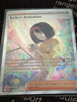 Erika’s Invitation 203/165 SIR Sv Scarlet & Violet 151 Pokemon TCG - NM - Image 3