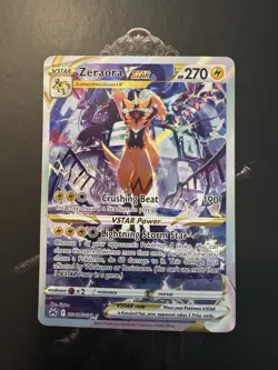 Zeraora VSTAR GG43/GG70 Crown Zenith: Galarian Gallery Holo Pokemon TCG - Image 1
