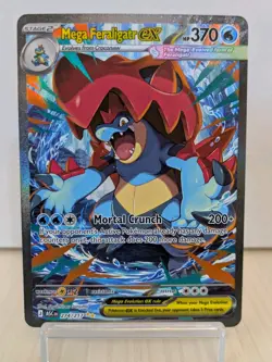 Pokemon TCG Mega Feraligatr EX SIR 274/217 Ascended Heroes ✅ Pack Fresh NM - Image 1