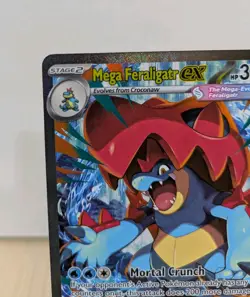 Pokemon TCG Mega Feraligatr EX SIR 274/217 Ascended Heroes ✅ Pack Fresh NM - Image 2
