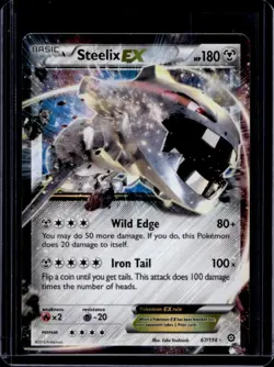 2016 Pokemon XY Steam Siege Steelix Holo #67/114 - Image 1