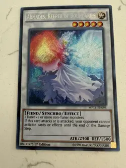 Armades, Keeper of Boundaries MP14-EN095 Secret Rare 1st Edition Yugioh - Image 1