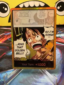 One Piece TCG English OP15 GOLD Don!! Card - Adventure on Kami's Island NM - Image 1