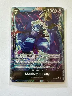 One Piece TCG Monkey.D.Luffy OP15-092 English SR Alternate Artwork - Image 1