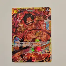 Bandai One Piece CCG Gol.D.Roger OP09-118 SEC Secret Rare Foil 13000 Power - Image 1