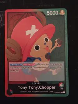 2024 One Piece Two Legends Leader Tony Tony Chopper OP08-001 - Image 1