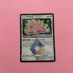 Ditto 154/214 Prism Star Holo Lost Thunder Ultra Rare Pokemon Card TCG En MP - Image 1