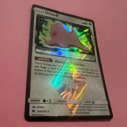 Ditto 154/214 Prism Star Holo Lost Thunder Ultra Rare Pokemon Card TCG En MP - Image 3