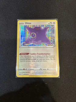 Pokemon TCG Ditto Crown Zenith 107/159 Holo Rare - Image 1